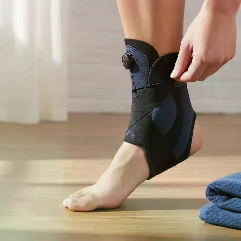 BMPEIC BOA Adjustable Ankle Brace | Compression Support Ankle Support Brace QXL