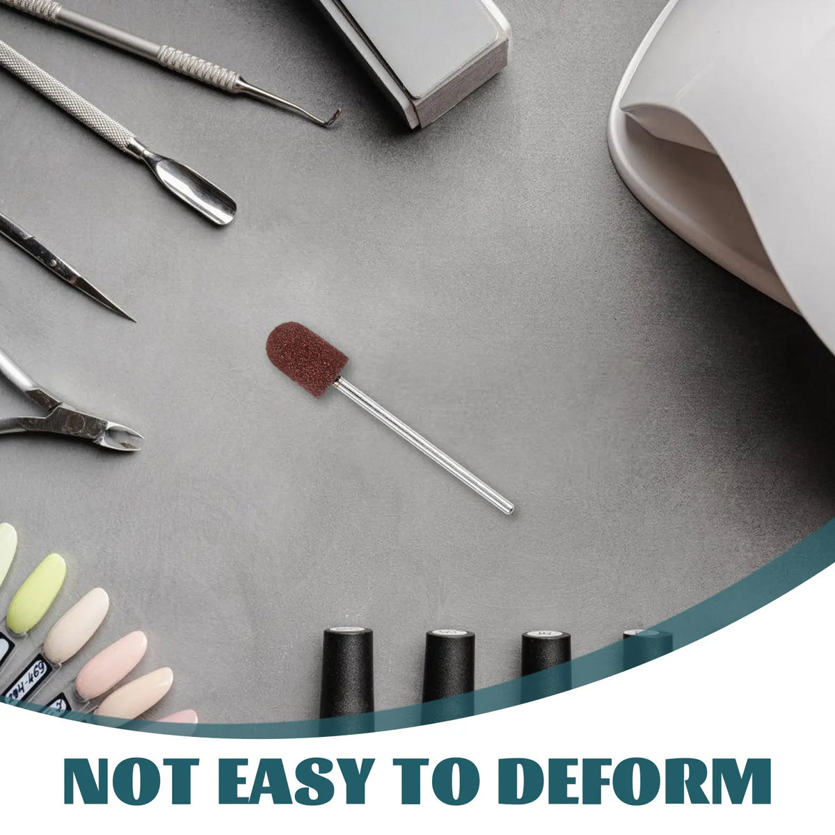 10-Pc Nail Drill Bit Set | Manicure & Pedicure Grinding Heads Nail Drill Bits QXL