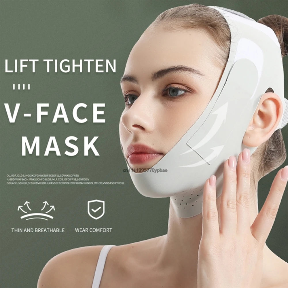 Overnight Face Lift Band | V-Face Jawline Shaping Strap Face Lifting Strap QXL
