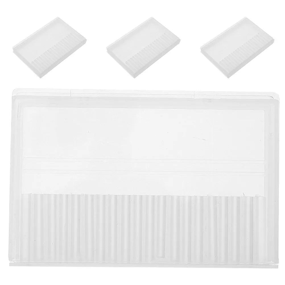 4-Pack Nail Drill Bit Organizer Case | Flip Cover Storage Box Nail Drill Bit Organizer QXL