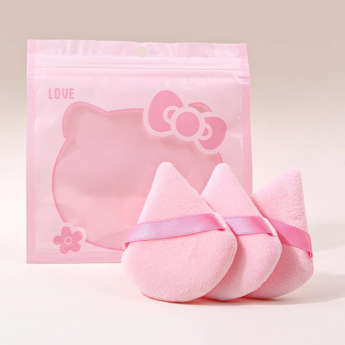 KOSSHOW 3-Pack Soft Makeup Puffs for Loose Powder Setting Makeup Sponge Puff QXL
