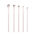 5-Piece Soft Bristle Eye Makeup Brush Set | Ronshadow Eye Makeup Brush Set QXL Beige