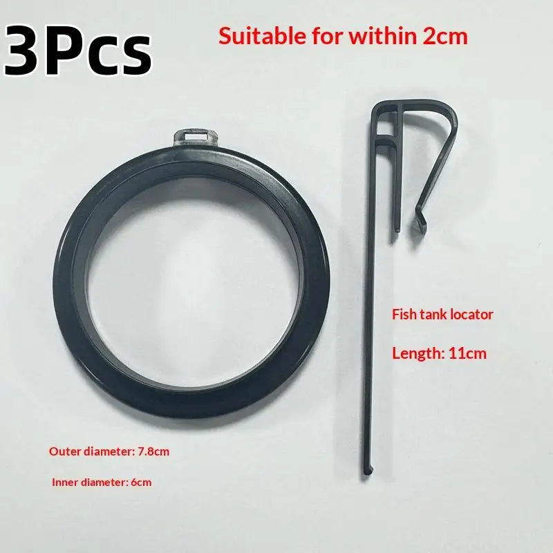 Aquarium Floating Feeding Ring | Fish Tank Food Tray 1/2/5-Pack Aquarium Feeding Ring QXL 3Pcs
