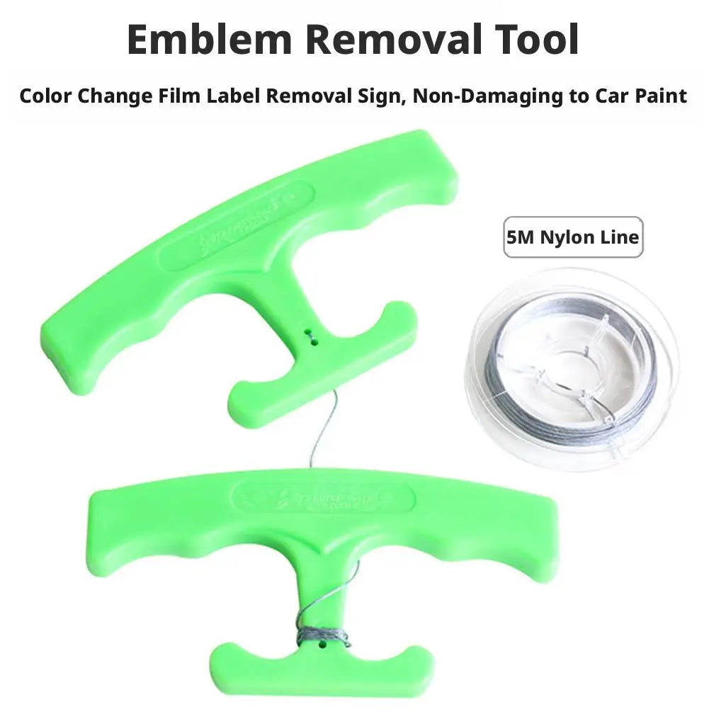Car Emblem Removal Tool Kit – Nylon Wire Debadge Set Auto Debadge Tool QXL