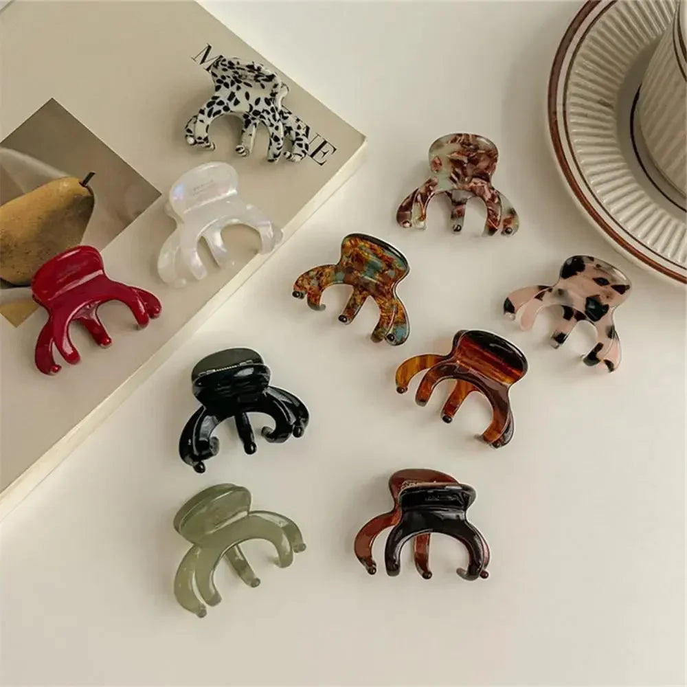 French Acetate Hair Claw Clips – Elegant Shark Clip for Women Hair Claw Clip QXL