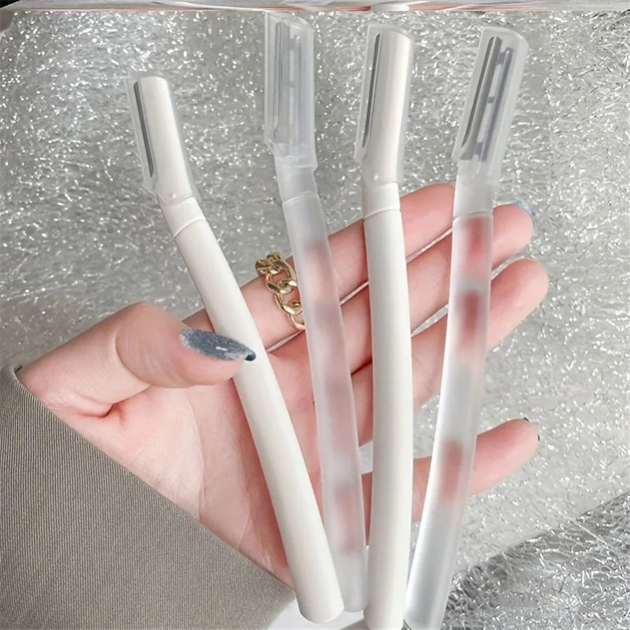 4-Pack Eyebrow Razor & Dermaplaning Tool for Women Facial Razor Set QXL
