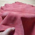Orange Frosted Sheepskin Leather Fabric 0.6–0.7mm | DIY Craft Leather Craft Fabric QXL Orange pink 19x30cm China Mainland