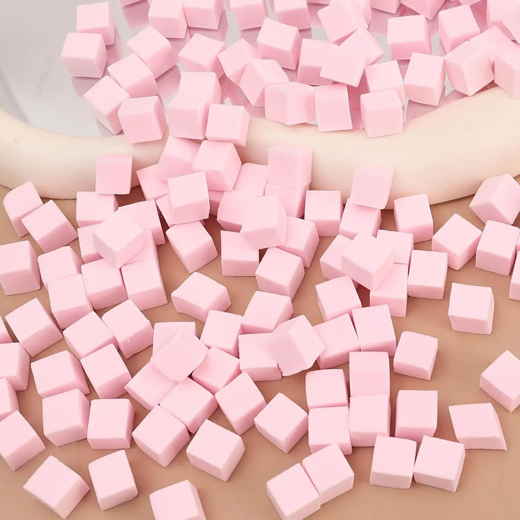 100/500pcs Square Nail Art Sponges for Gradient & Blush Blending Nail Art Sponge QXL