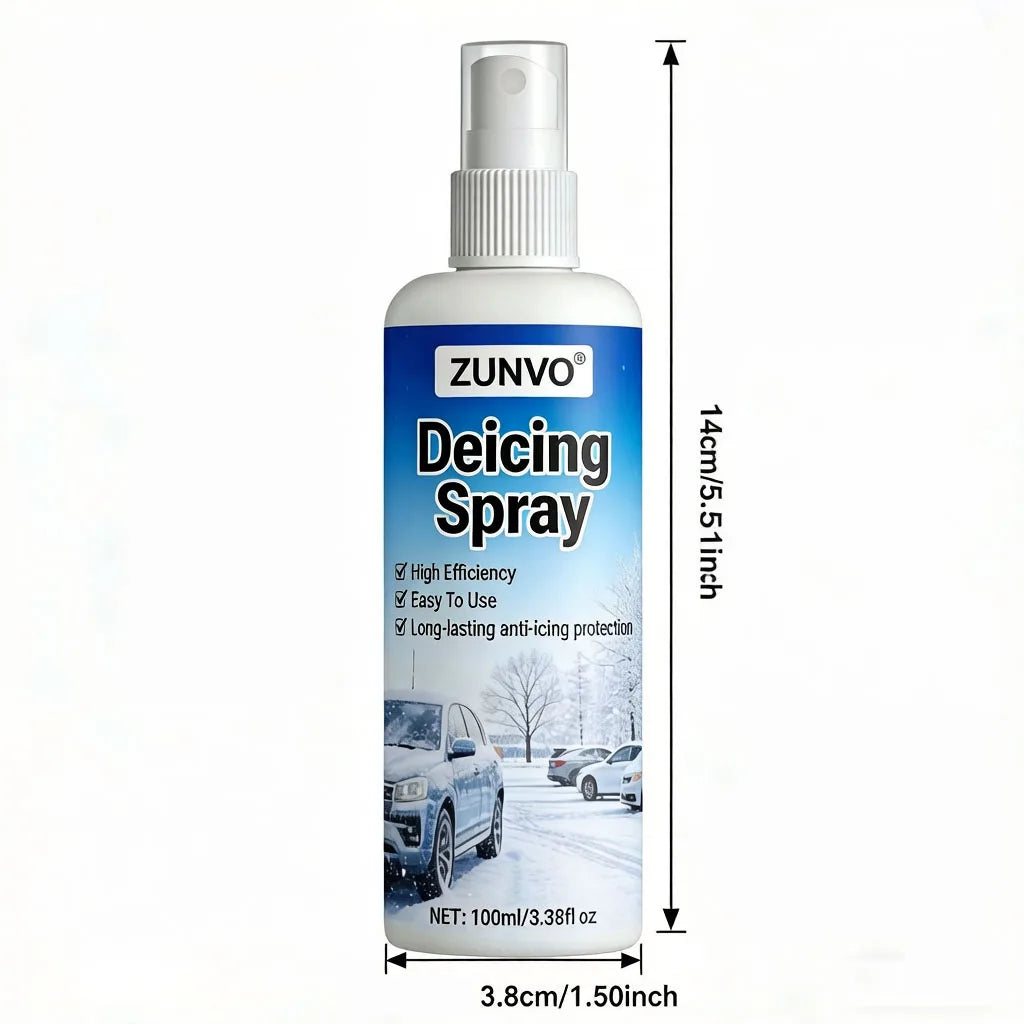 QIFENGHE Car Deicing Spray | Fast Windshield Ice Melter 100ml Car Deicing Spray QXL
