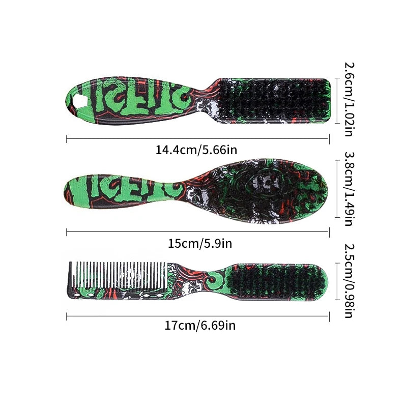 Double-Sided Barber Neck Brush & Beard Styling Comb Barber Neck Brush QXL