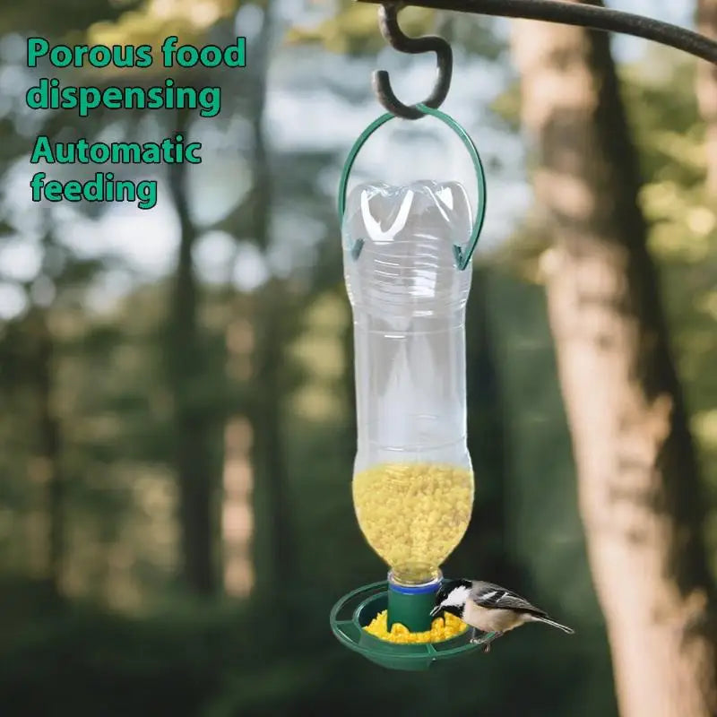 Automatic Hanging Bird Feeder Bowl for Parrot & Wild Birds Bird Feeder QXL