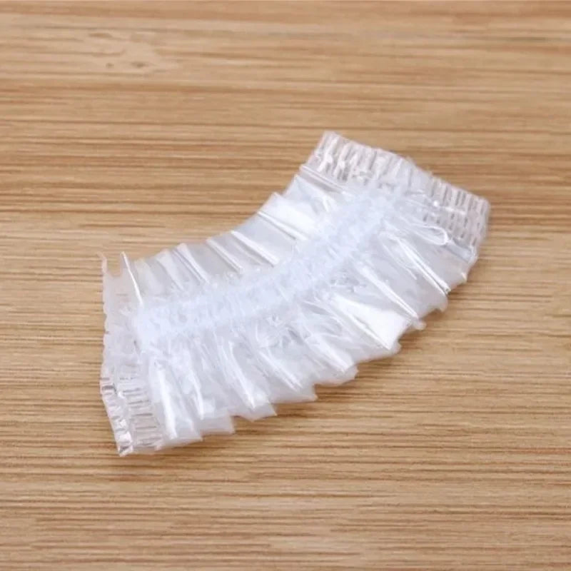 100-Pack Disposable Waterproof Ear Covers – Hair Dye & Bath Disposable Ear Covers QXL