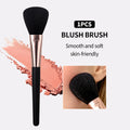 KOSSHOW Fluffy Blush Brush – Soft Nylon & Wood Handle Blush Makeup Brush QXL black