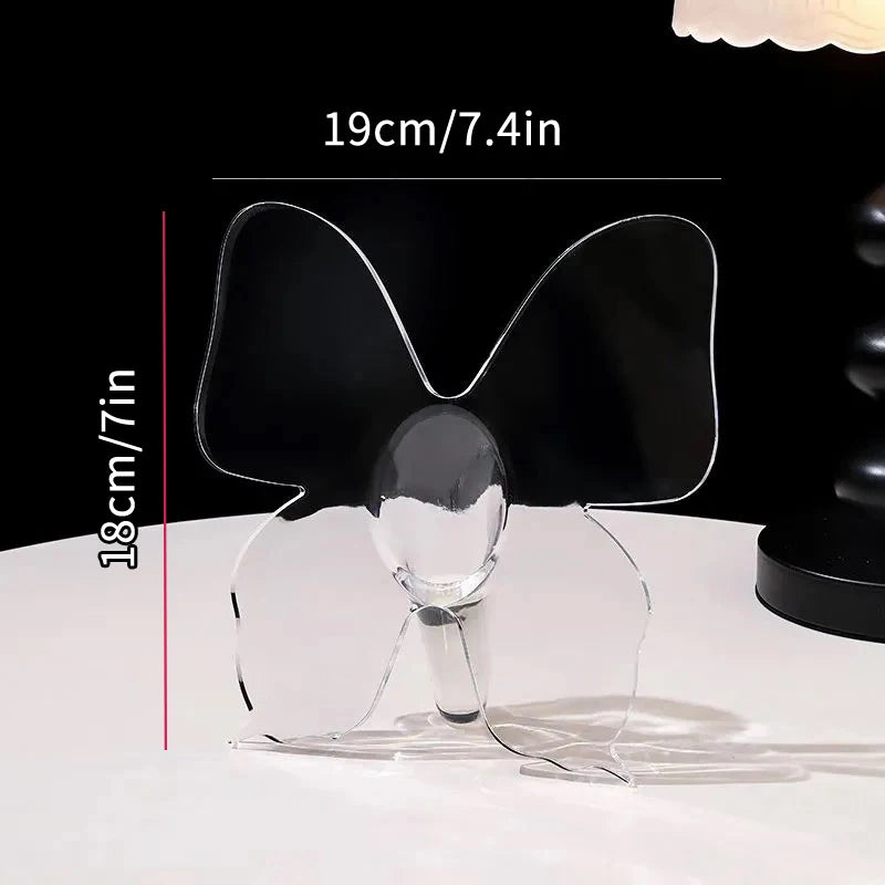 Clear Acrylic Butterfly Vase | 3D Home Décor Flower Vase Decorative Acrylic Vase QXL