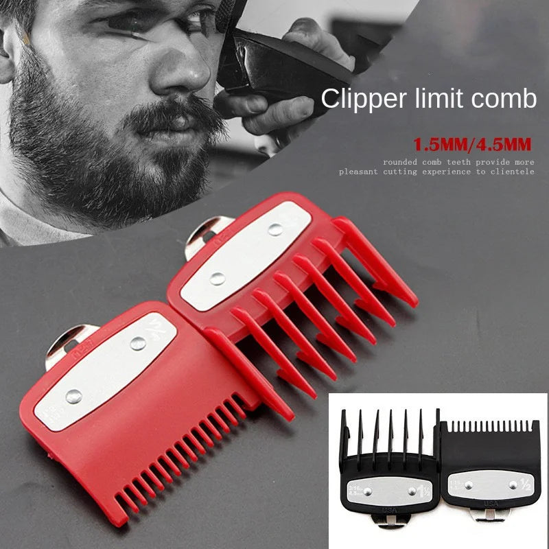 Color-Coded Hair Clipper Guide Combs | Barber Limit Comb Set Clipper Guide Combs QXL