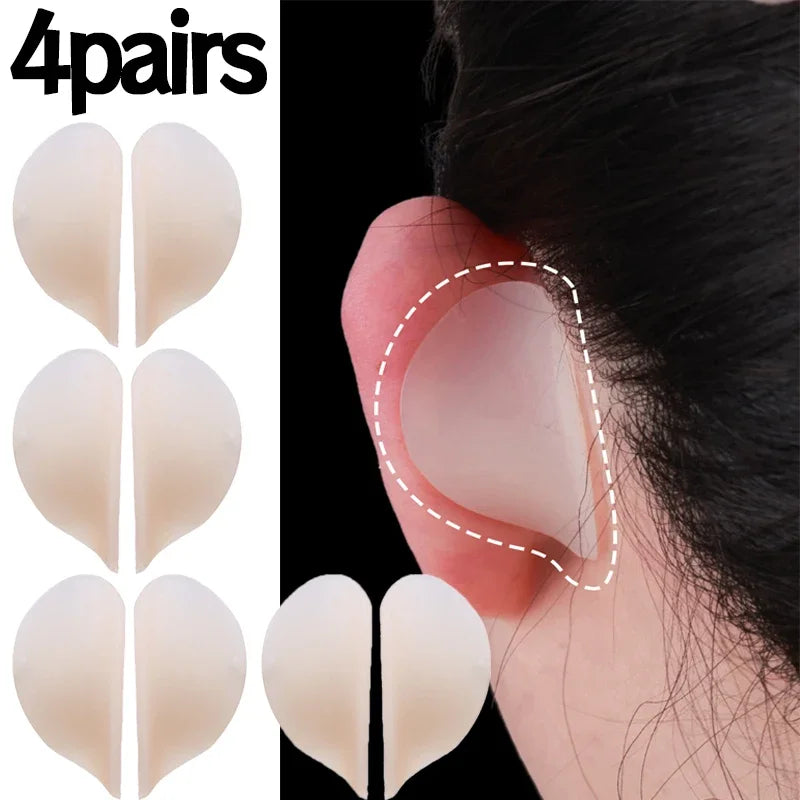 5-Pair Silicone Elf Ear Stickers | 4D Keel V-Face Patches Ear Shaping Stickers QXL A04