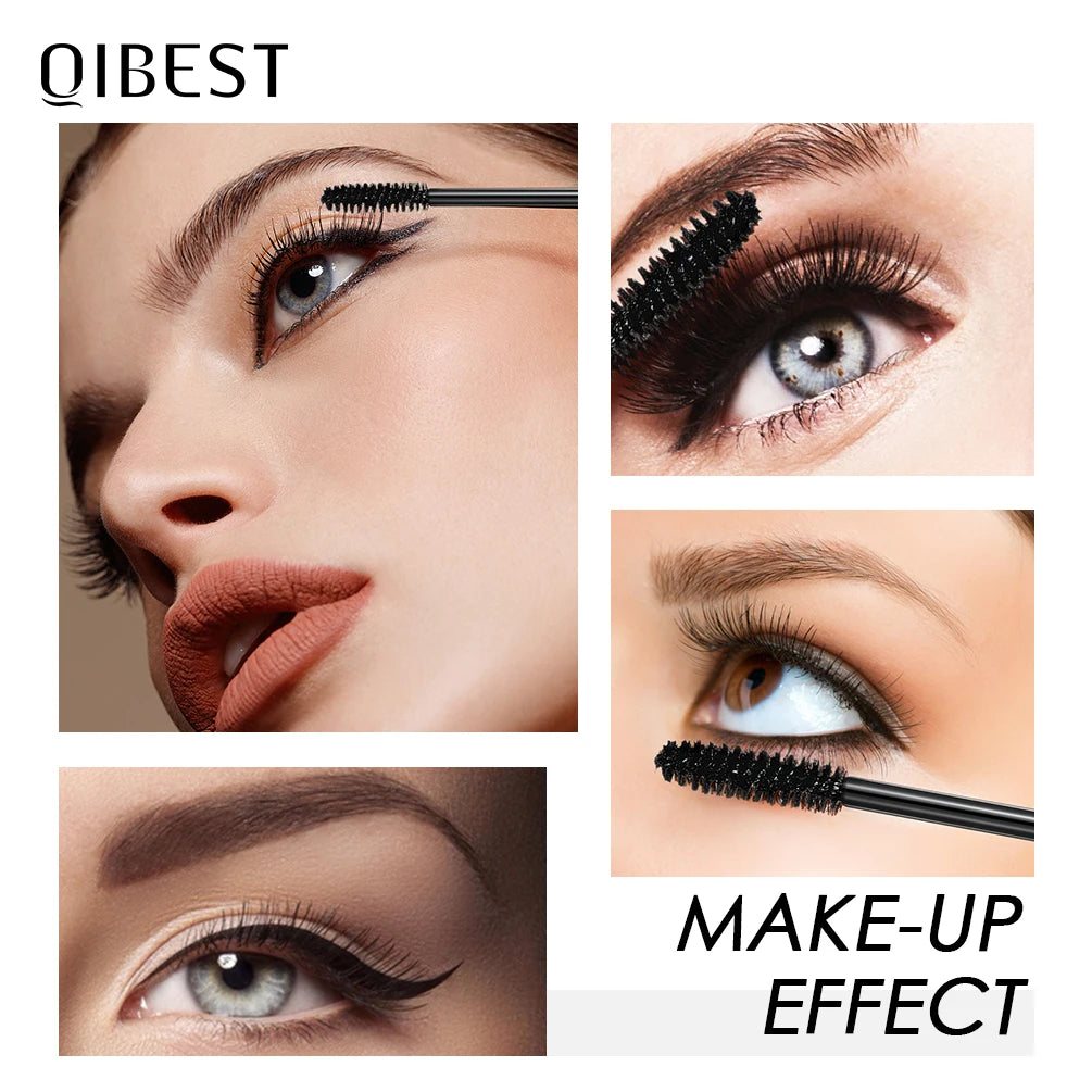 QIBEST 2-Pack 4D Silk Fiber Mascara – Waterproof & Lengthening Fiber Mascara QXL