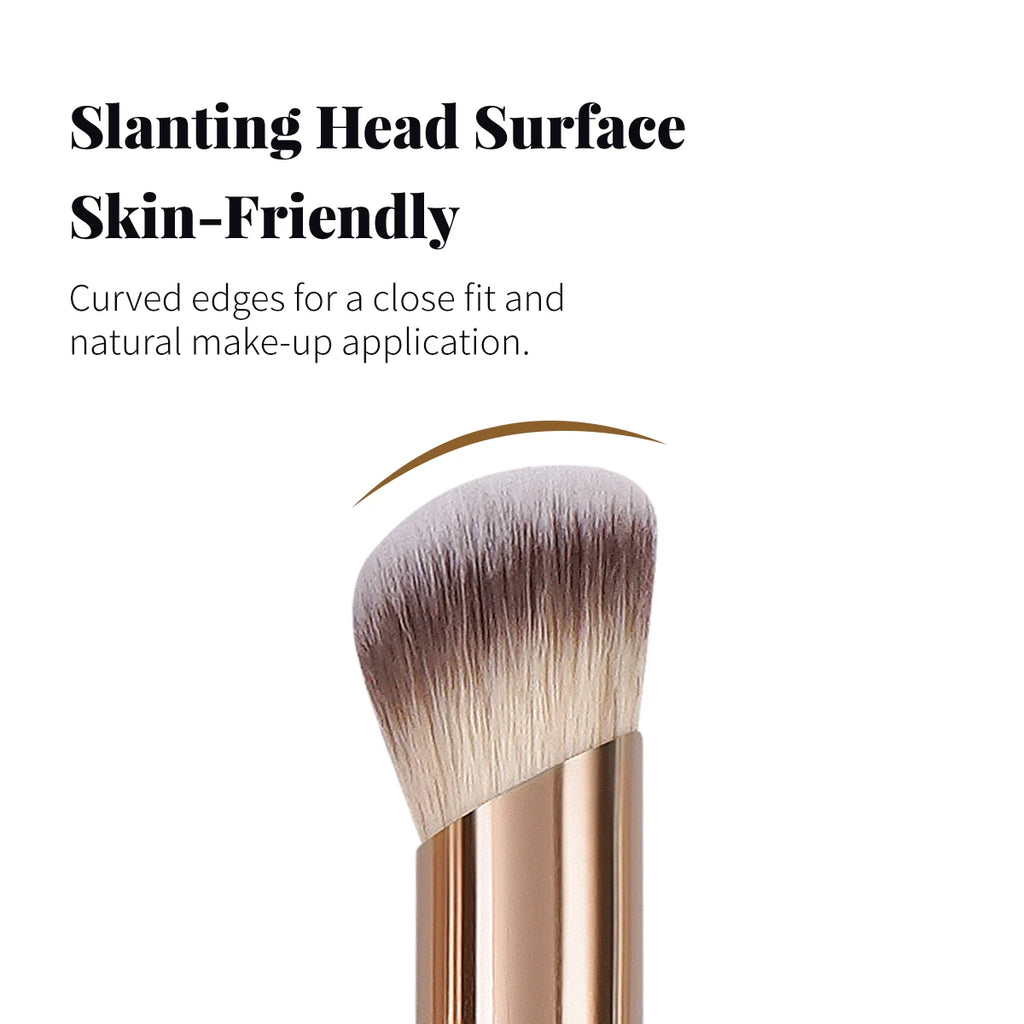 MAANGE 5-Piece Makeup Brush Set | Powder, Blush & Foundation Makeup Brush Set QXL