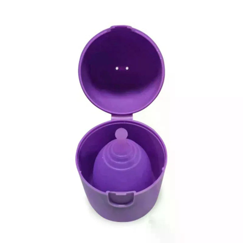 Menstrual Cup Storage Case & Sterilizer Box | Portable PP Menstrual Cup Case QXL