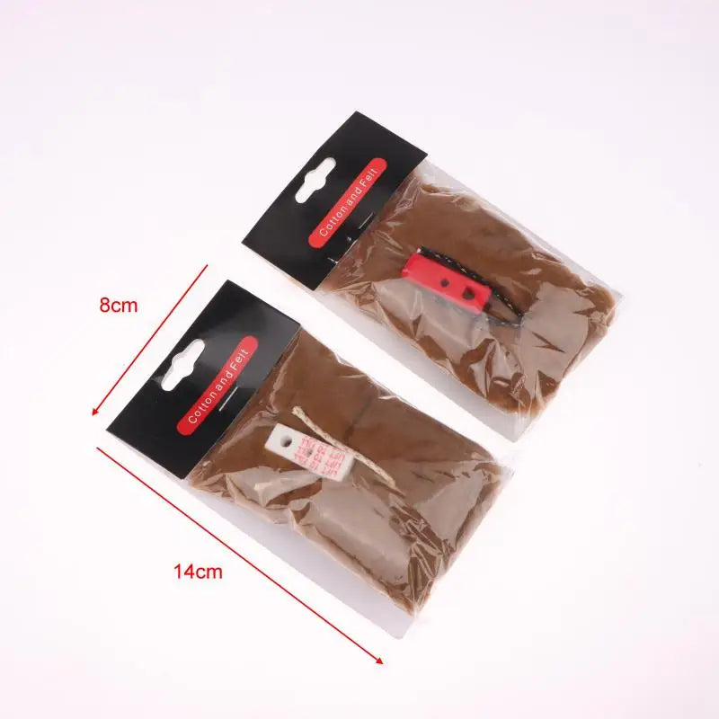 2-Pack Camel Wool Cotton Felt Wicks for Petrol Lighters Lighter Replacement Wick QXL