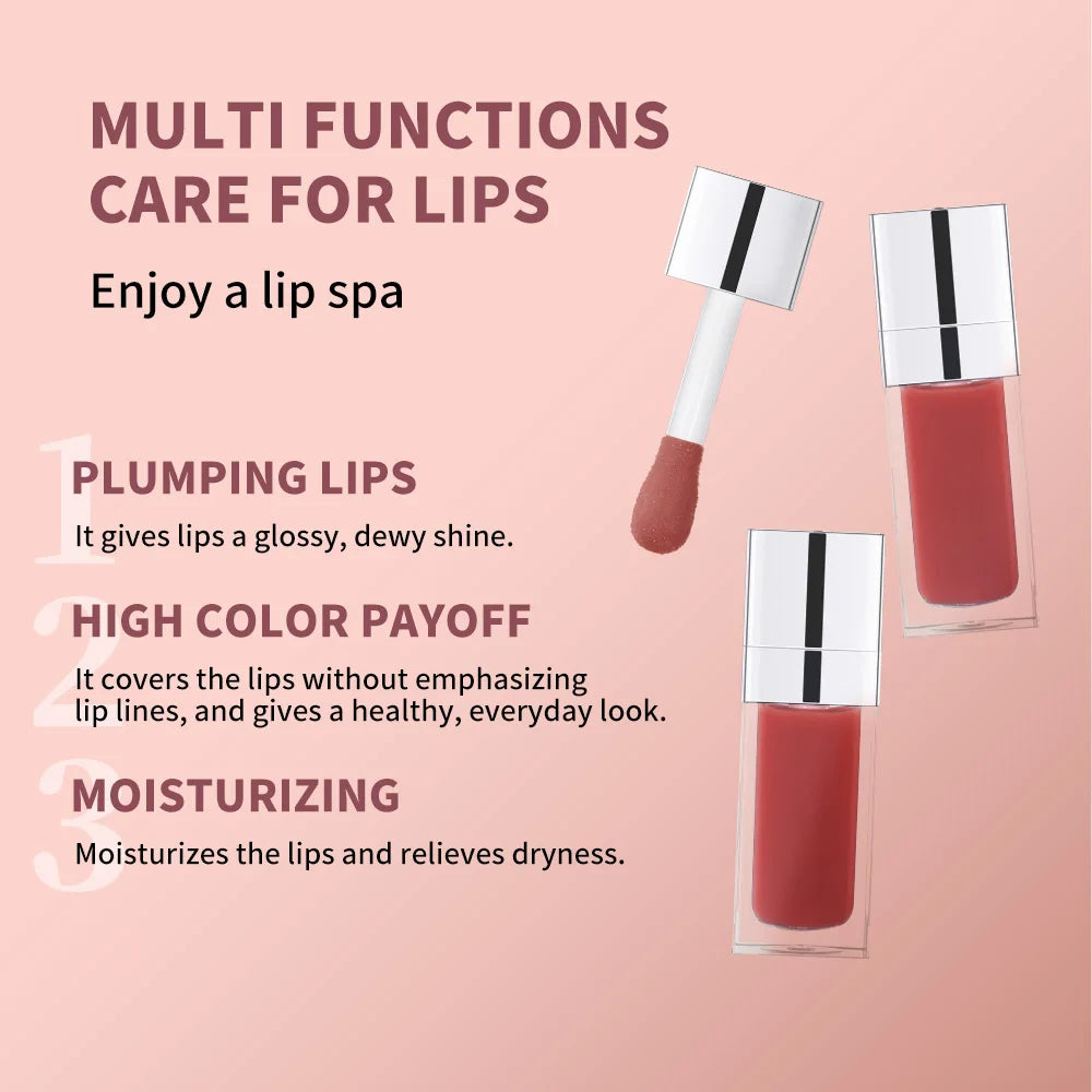 Lip Liner & Lip Gloss Set | Long-Lasting Moisturizing Duo Lip Liner Gloss Set QXL