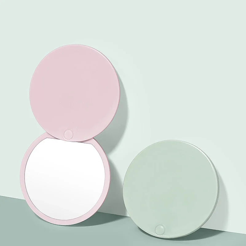 Mini Portable Pocket Makeup Mirror | Sliding Cover Pocket Makeup Mirror QXL
