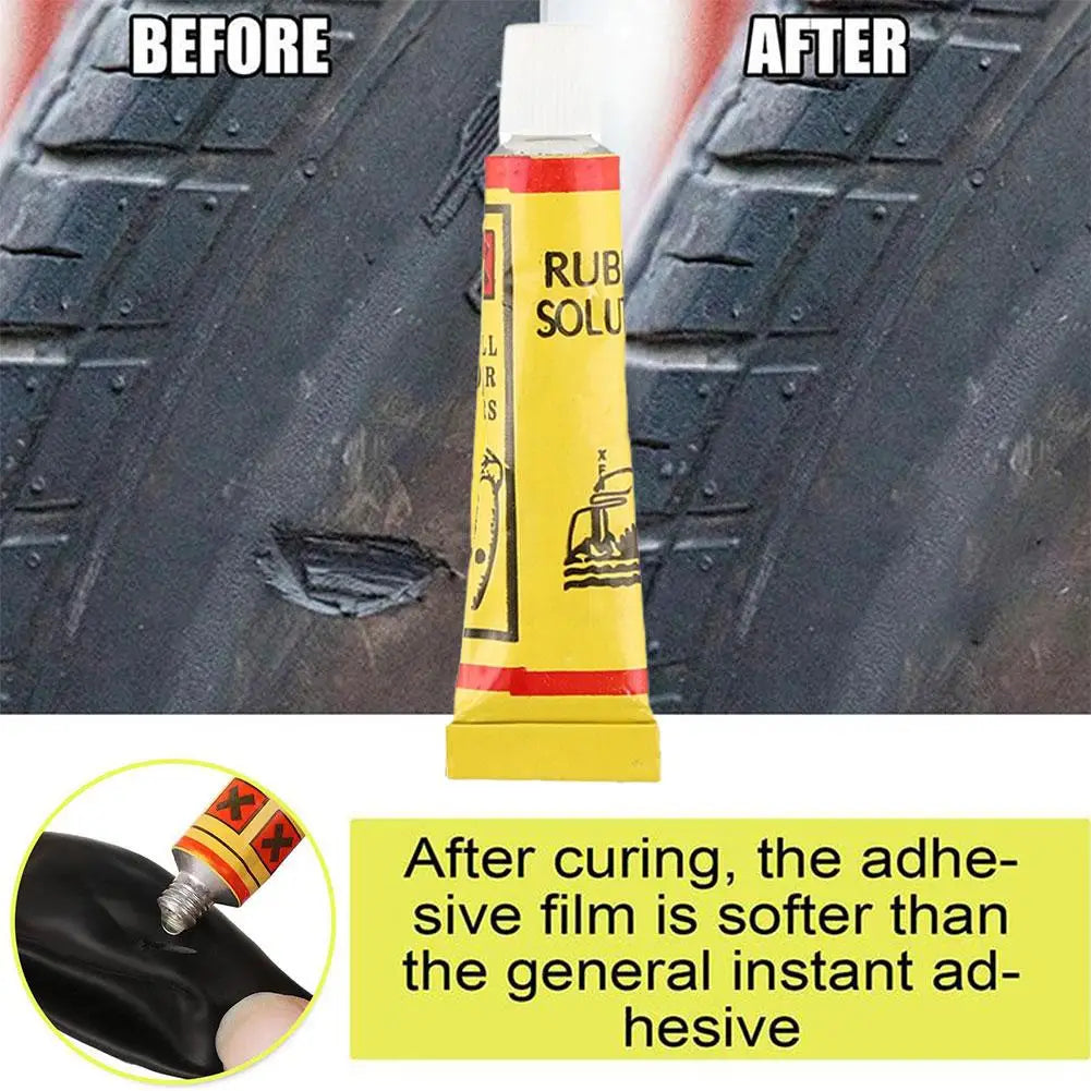 Car Tire Repair Rubber Adhesive Glue | Strong Sealant 10g Tire Repair Adhesive QXL