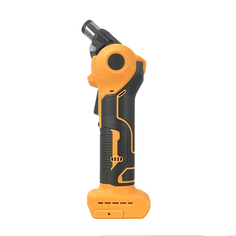 Dreamburgh Electric Nail Hammer | LED, 0–90° Adjustable, Magnetic Electric Nail Hammer QXL Black Yellow No plug