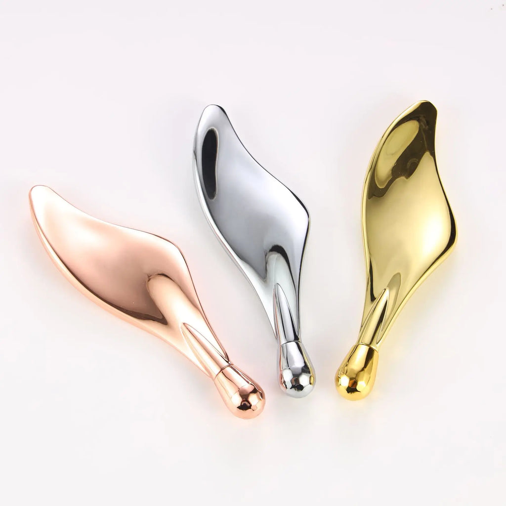 AVZER Metal Face Roller | Eye Massage & Contouring Tool Metal Face Roller QXL