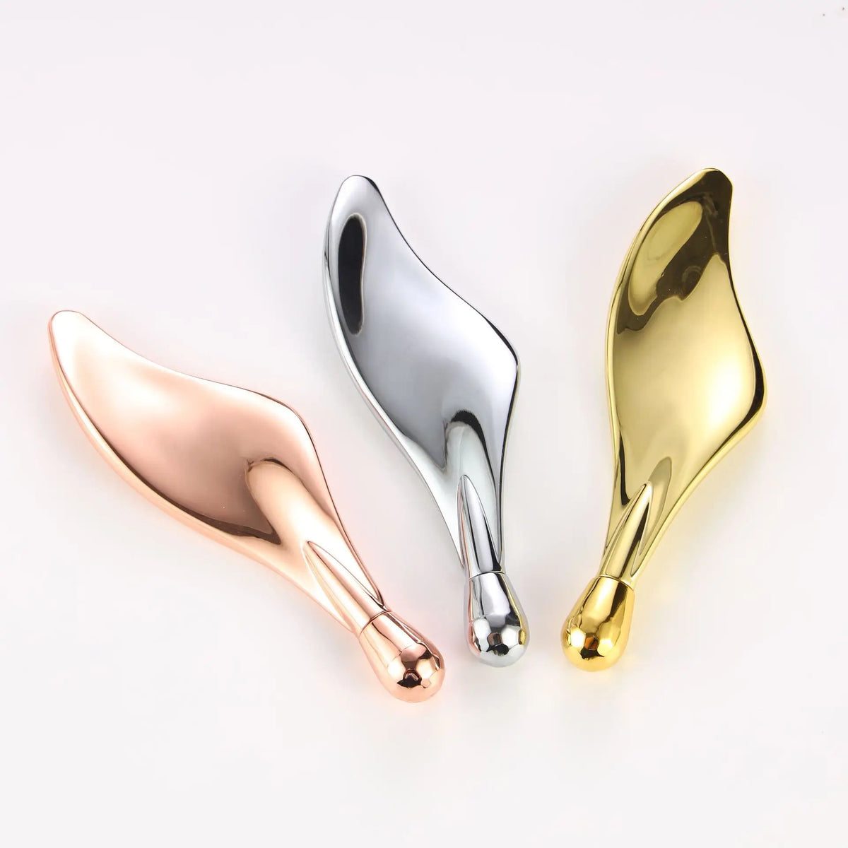AVZER Metal Face Roller | Eye Massage & Contouring Tool Metal Face Roller QXL