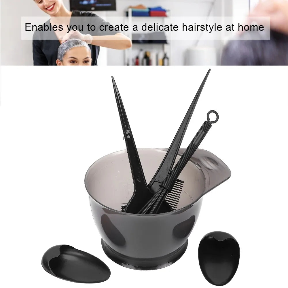 Professional Hair Coloring Kit – Bowl, Brush, Comb & Earmuffs Hair Coloring Kit QXL