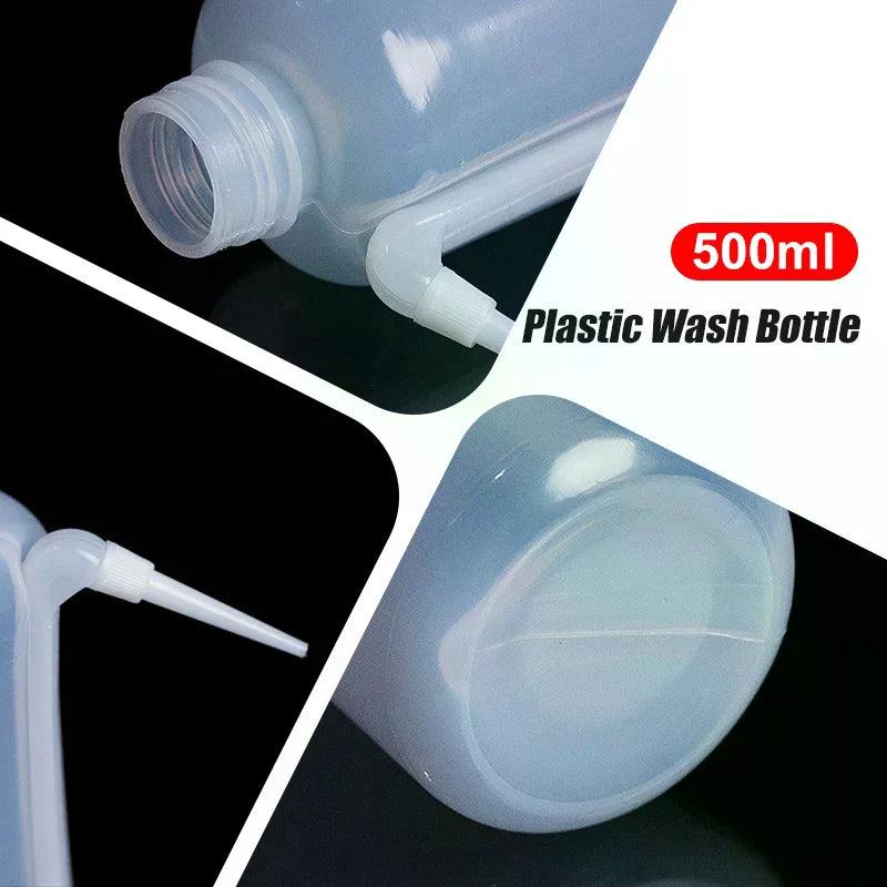 500ml PE Refillable Squirt Wash Bottle | Multi-Use Squeeze Squirt Wash Bottle QXL