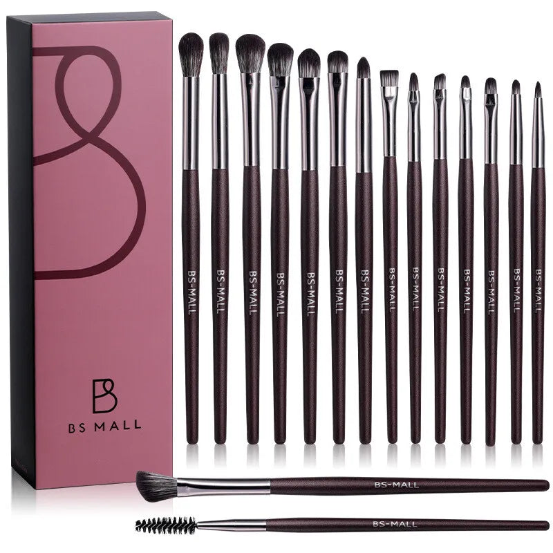 16-Piece Pearlescent Professional Makeup Brush Set Makeup Brush Set QXL 16 pearlescent makeu