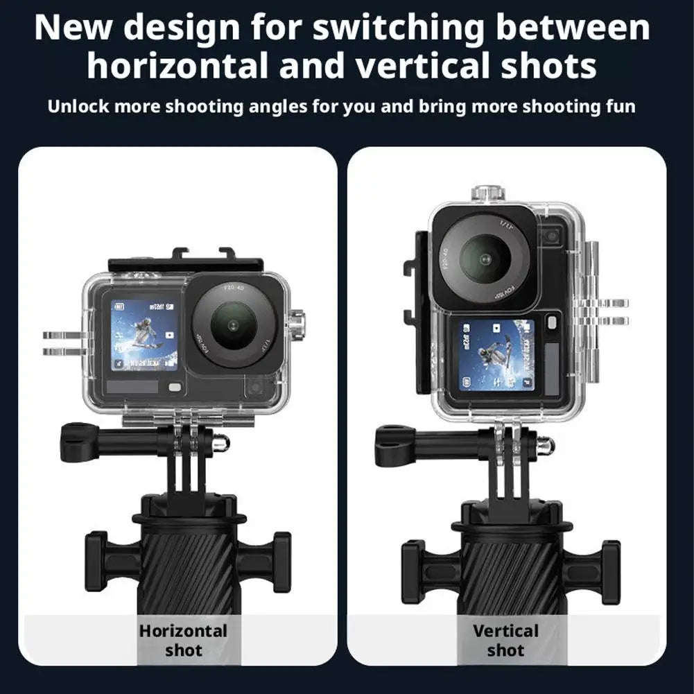 DJI Action 6 Waterproof Case – 60M Diving Protective Housing Waterproof Camera Housing QXL