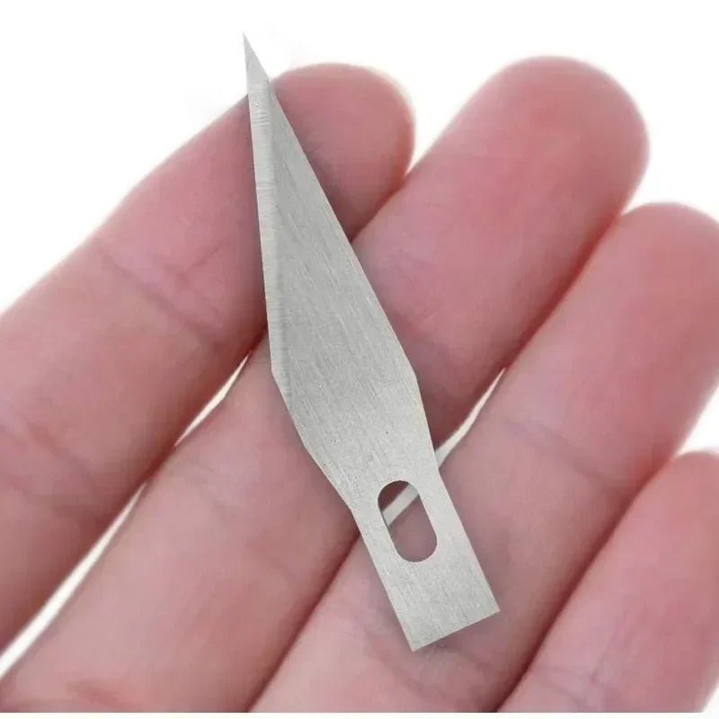 50/100-Pack Wood Carving Craft Scalpel Blades | DIY Knife Set Craft Carving Blades QXL