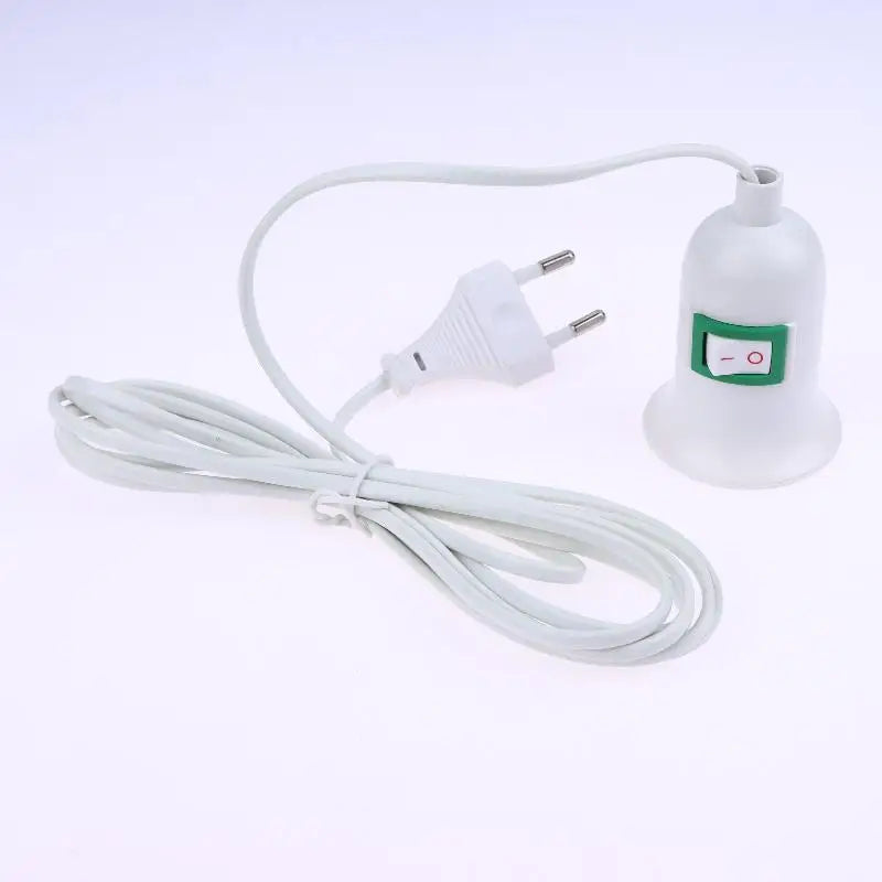 E27 Plant Grow Light Holder | On/Off Switch & EU Plug Lamp Holder Socket QXL