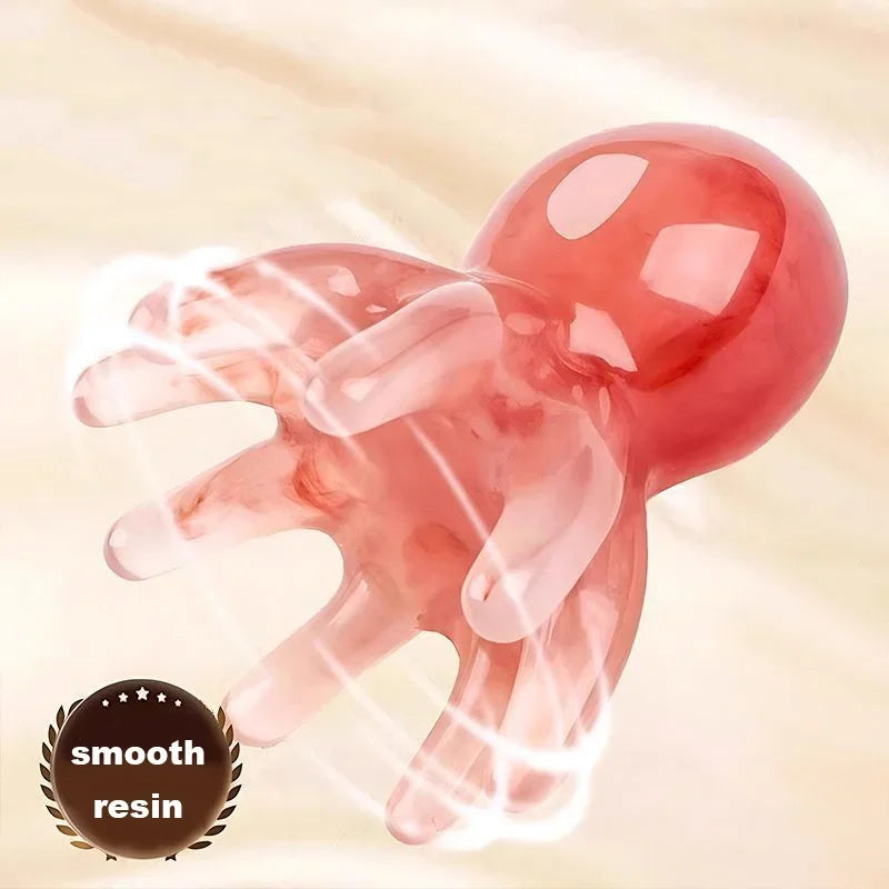 Octopus Head Scalp Massager | Manual Relaxation Tool Scalp Massager QXL