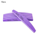 Double-Sided Sponge Nail Buffer Blocks | 2, 5 & 10-Pack Nail Buffer Block QXL 10pcs Purple