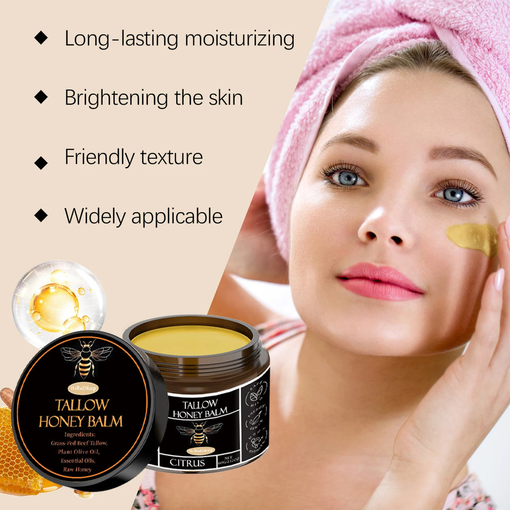 WoodSleep Tallow Honey Balm – Whipped Body Butter 60g Whipped Body Butter QXL
