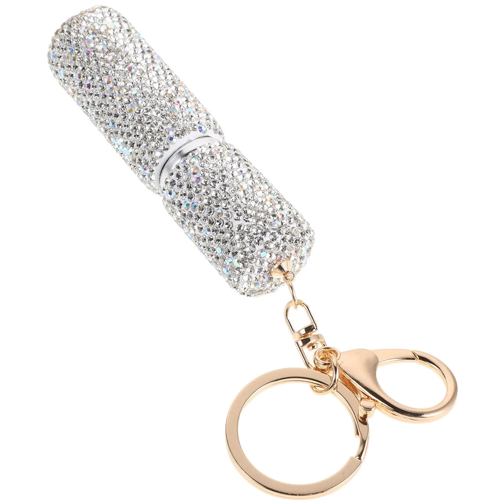 Diamond Rhinestone Refillable Perfume Atomizer with Keychain Perfume Atomizer Bottle QXL