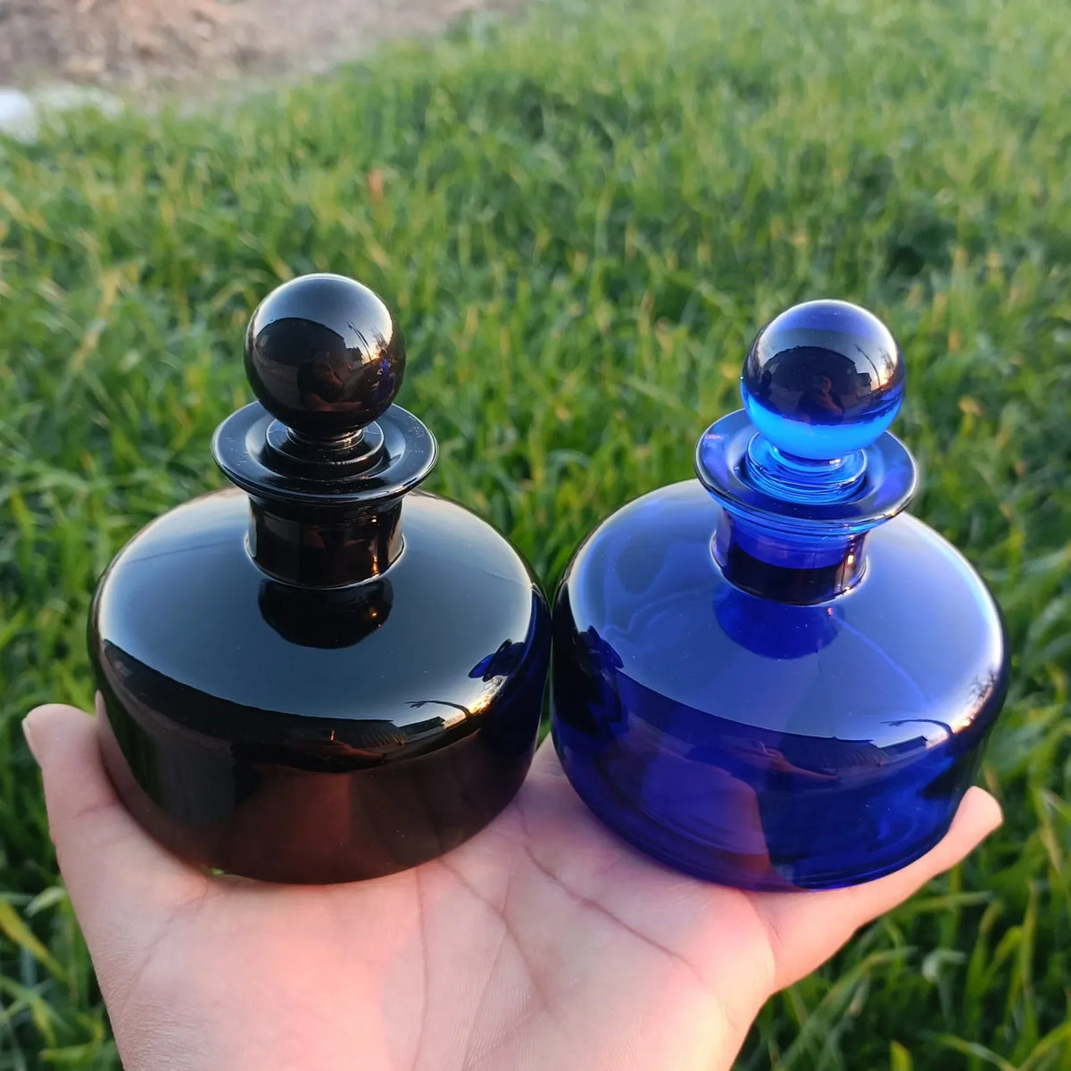 150ml Refillable Sealed Glass Jar | Perfume & Aromatherapy Bottle Refillable Glass Jar QXL