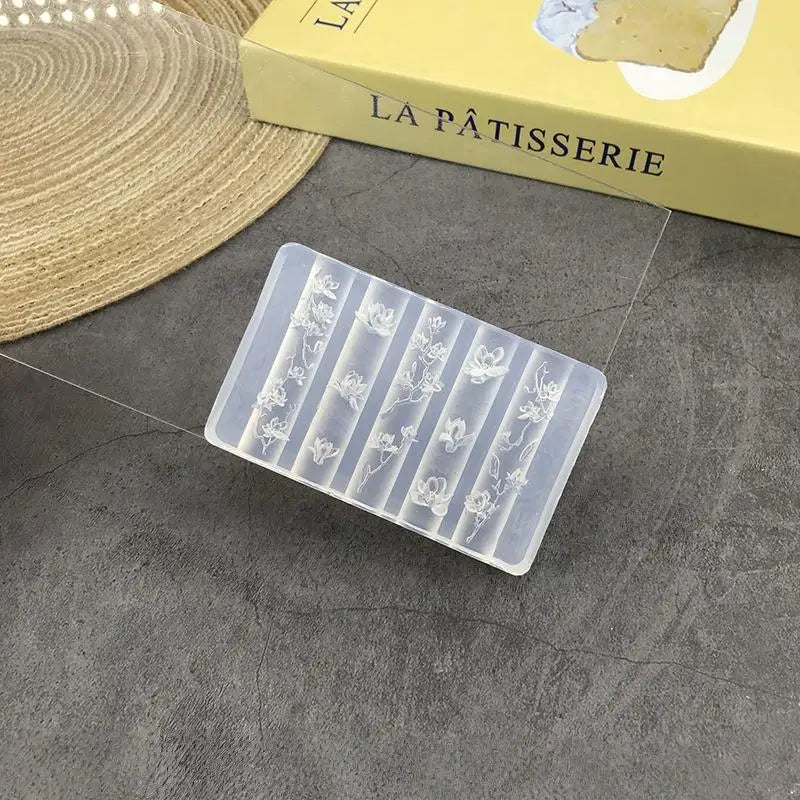3D Flower Silicone Nail Art Mold | Flexible DIY Template Tool Silicone Nail Mold QXL