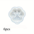 6-Pc Cat Paw Quicksand Resin Shaker Silicone Mold Set DIY Resin Silicone Mold QXL 6pcs 6pcs