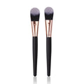 KOSSHOW 2-Pc Concealer & Foundation Brush Set | Black Concealer Brush Set QXL black