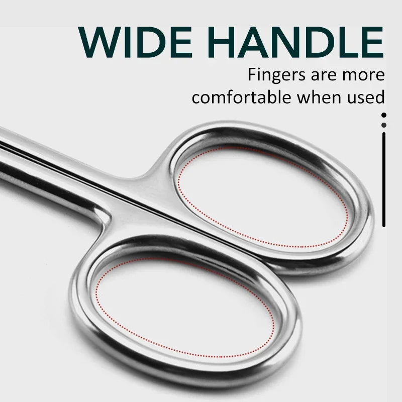 Stainless Steel Cuticle Scissors | Russian Manicure Tool Cuticle Scissors QXL
