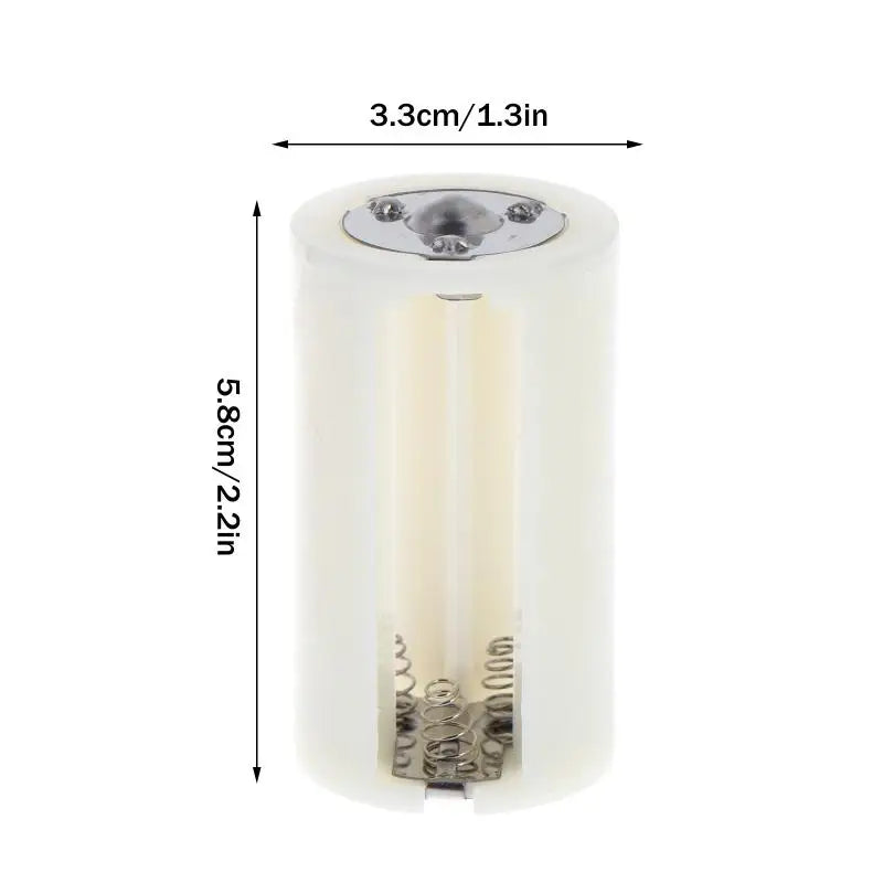 4-Pack AA to D Battery Converter Adapters | PP Shell Battery Size Converter QXL