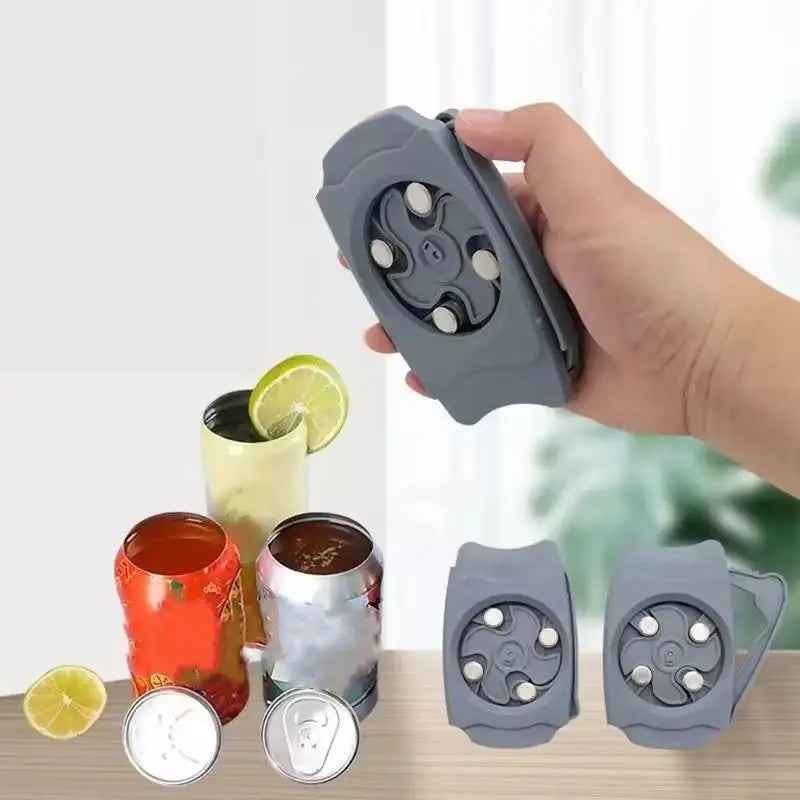 Portable Beer Can Opener – Wide-Mouth, Safe & Smooth Edges Can Opener QXL