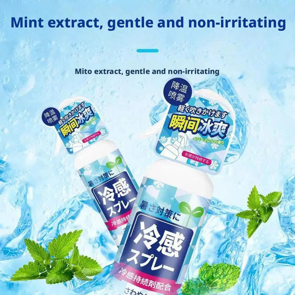 Portable Cooling Spray | Peppermint Mist for Summer & Sports Cooling Body Spray QXL