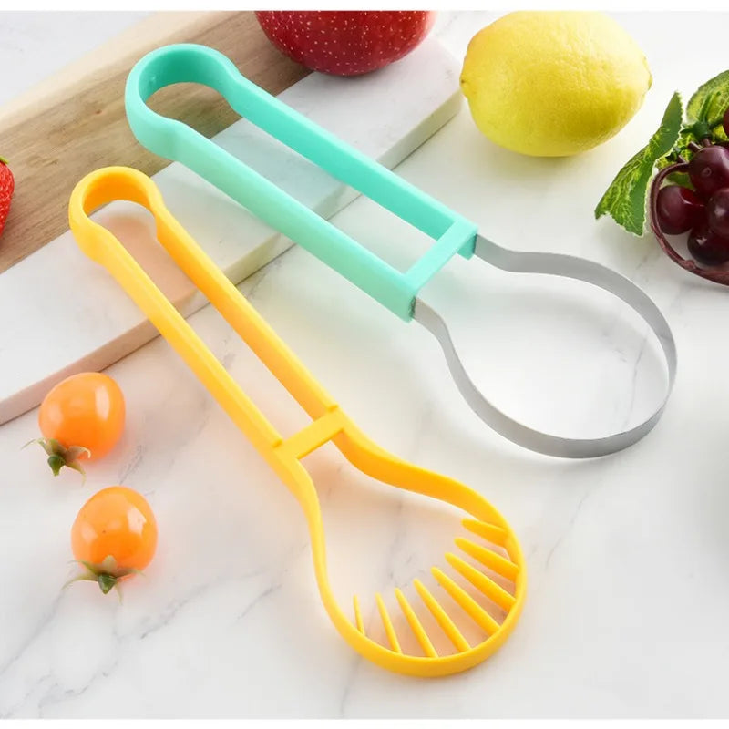 3-in-1 Fruit Carving Scooping & Segmenting Tool | Avocado Fruit Prep Tool QXL