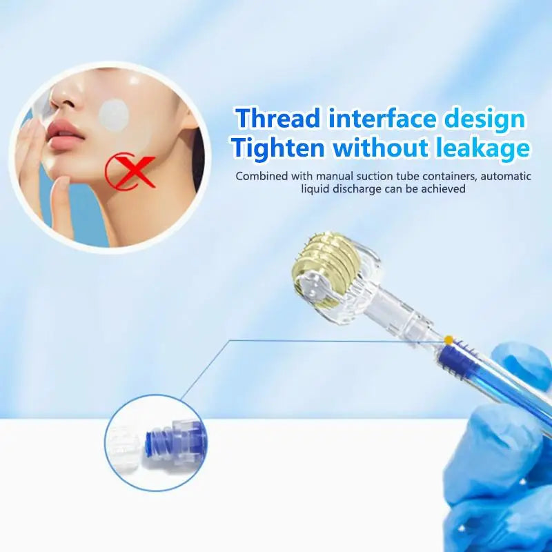 BIOAOUA 0.25mm Microneedle Roller – Scalp & Hair Serum Microneedle Dermaroller QXL